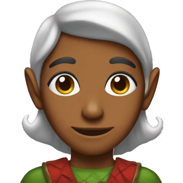 brownskinned elf emoji