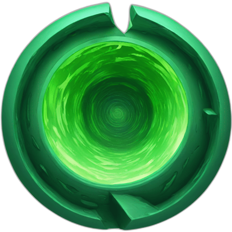 vortex portal green emoji