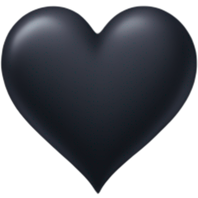 Shadow heart emoji