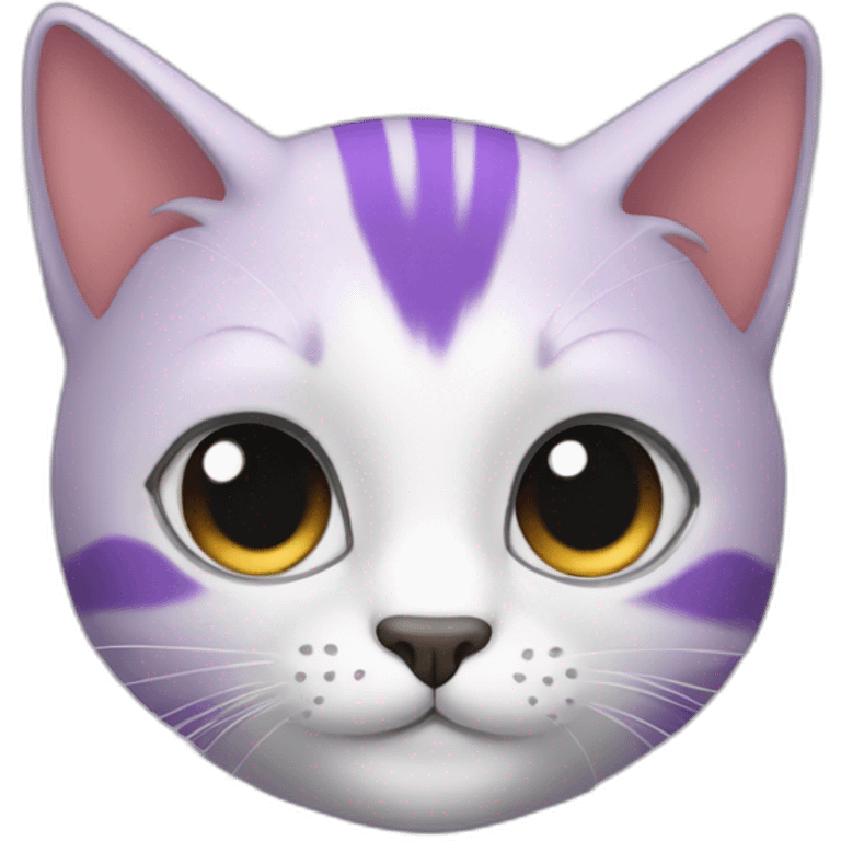 Gato violeta emoji