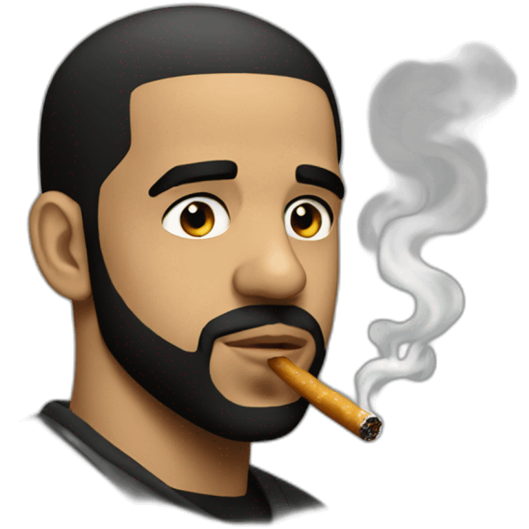 drake smoking emoji