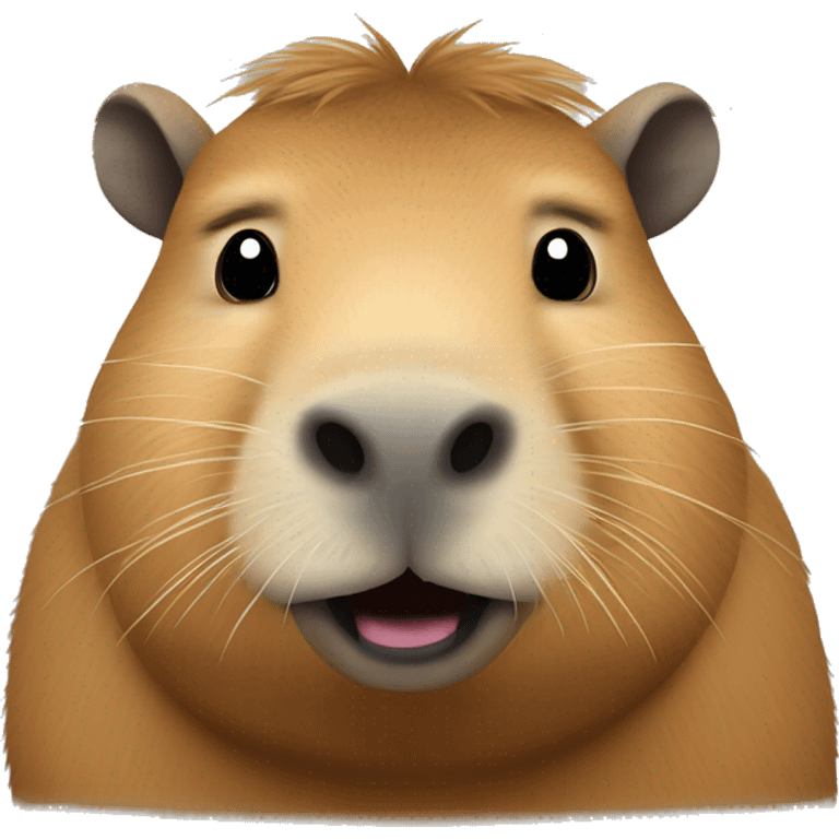 Capybara with gusli emoji