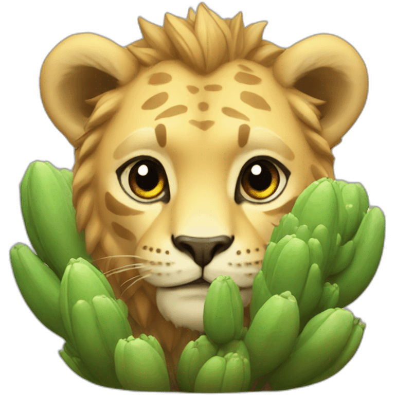 Leo-Succulent emoji