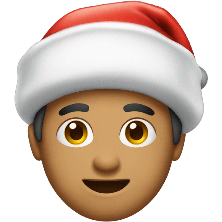 Me wearing a Santa hat emoji