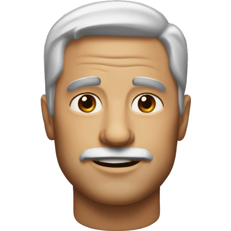 a middle aged man from the shoulders up emoji