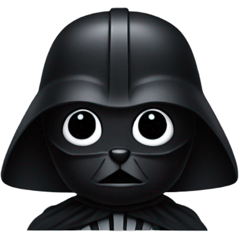 Darth Vader as a black rabbit emoji