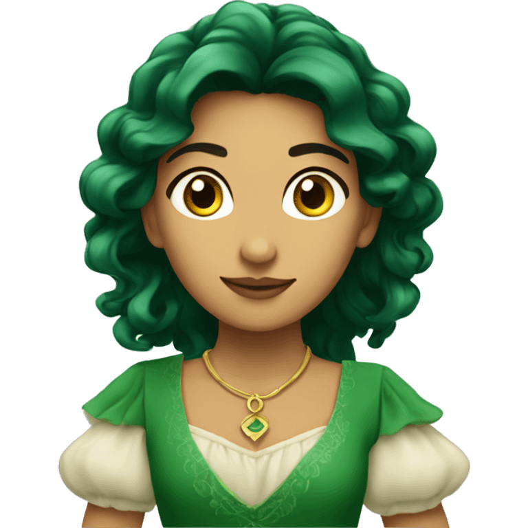 Esmeralda verde emoji