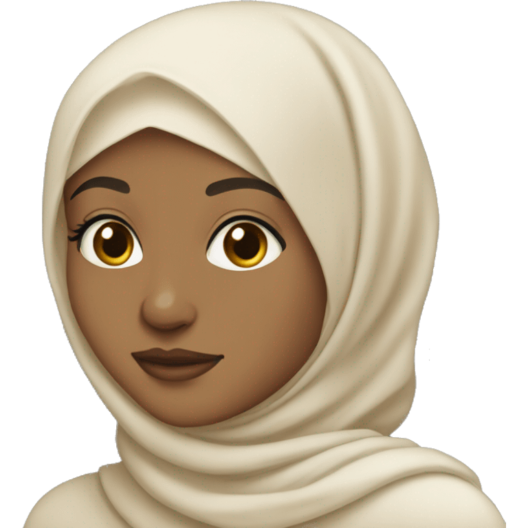 hijab , light skin , pretty emoji