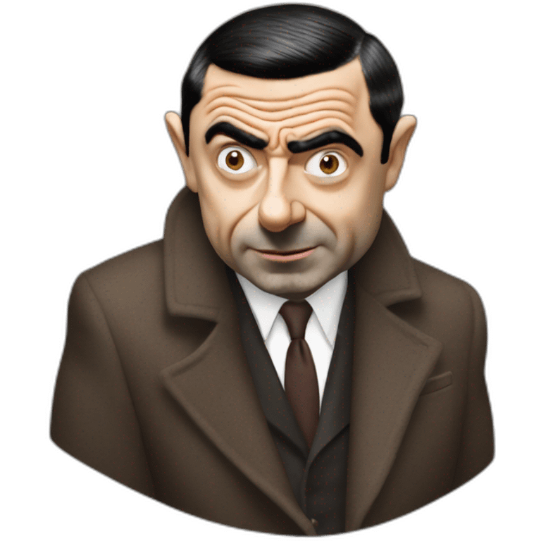 Mr bean wearing balenciaga emoji