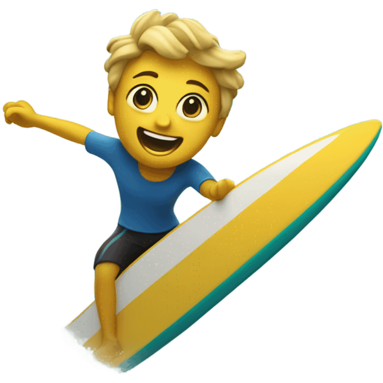 Me surfing  emoji