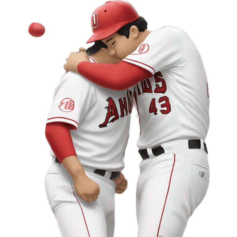 ohtani kissing  guy emoji