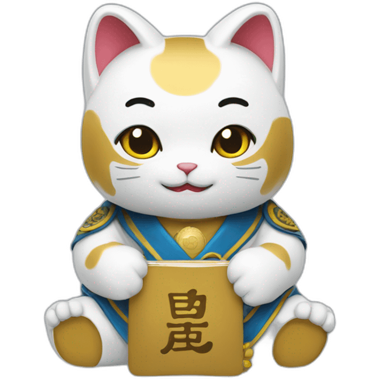 maneki neko student university emoji