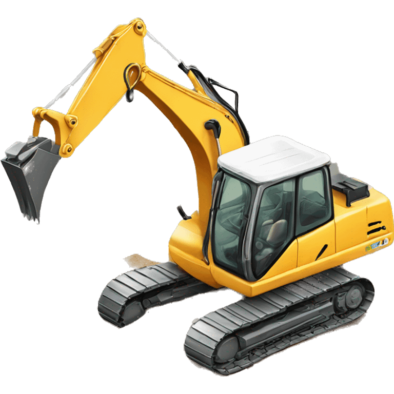 Excavator ￼ gives thumbs up emoji