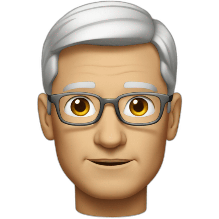 Tim cook with star eyes emoji