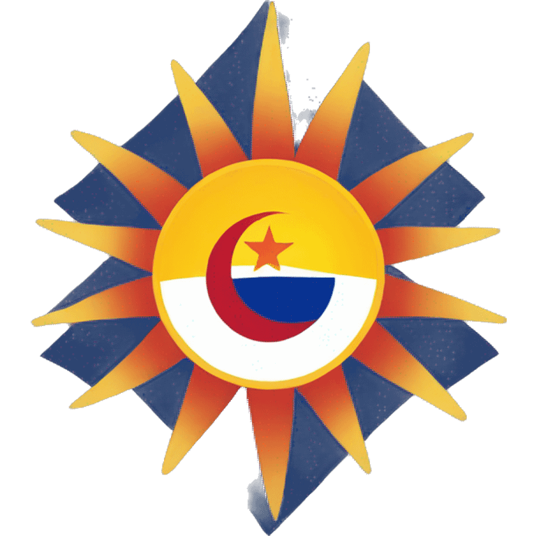 Filipino sun flag emoji