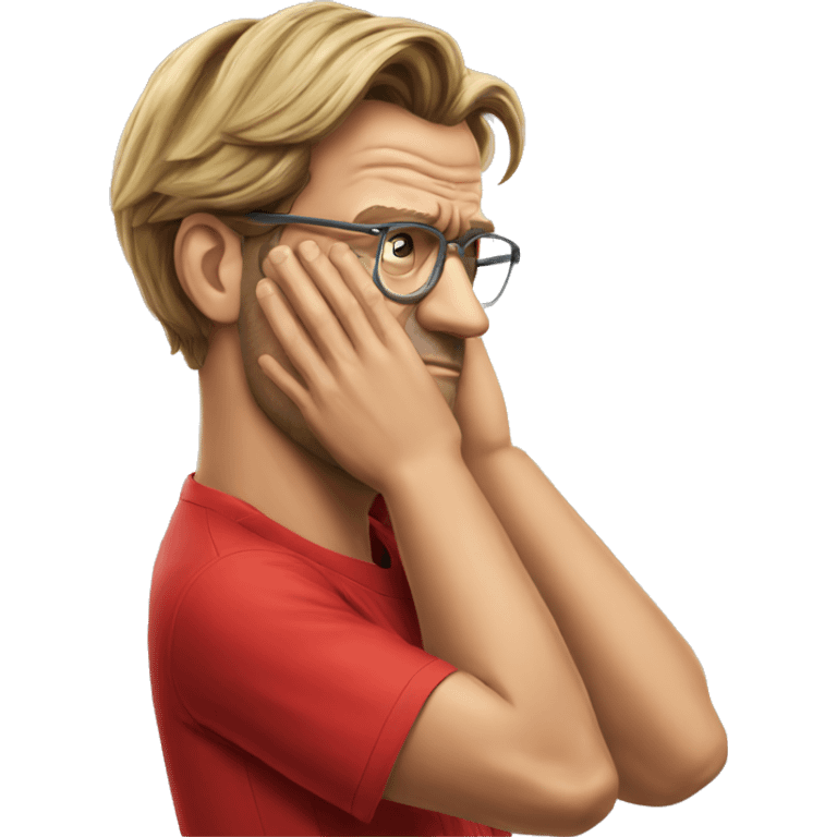 Klopp facepalm emoji