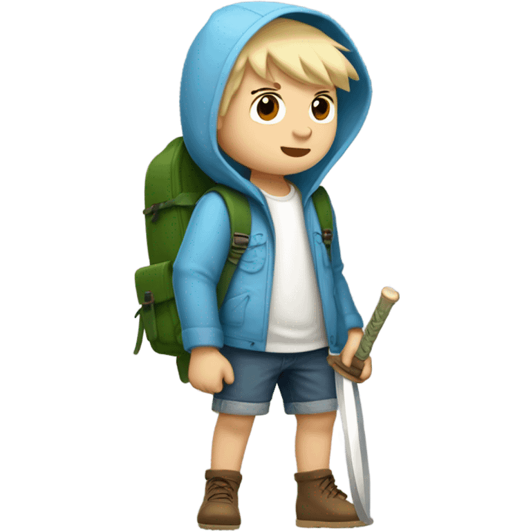 finn the human adventure time emoji