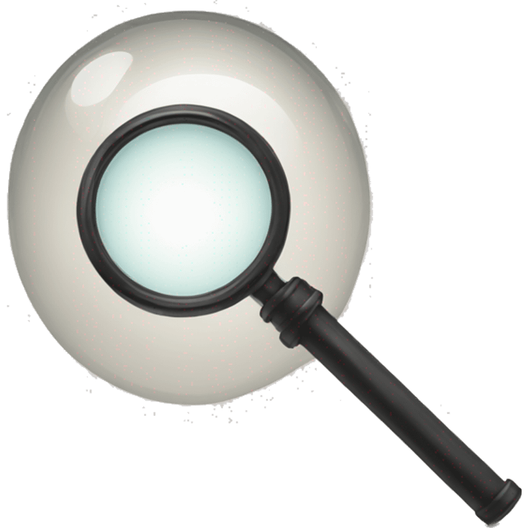 magnifying glass emoji