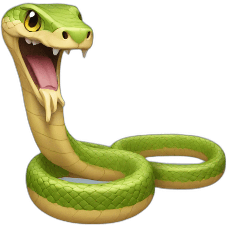 snake eating tail emoji