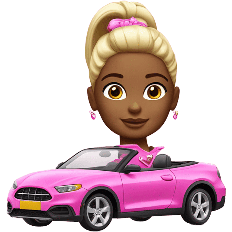 Barbie car emoji