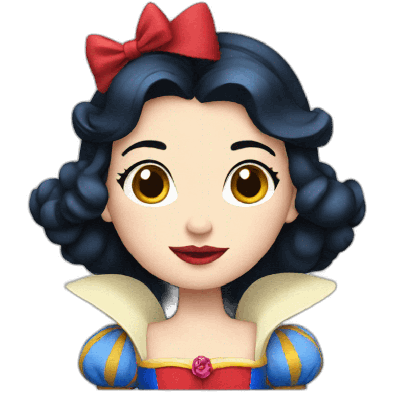 Snow white with dress emoji