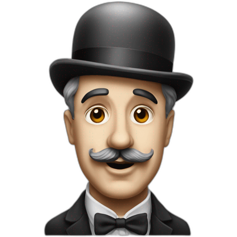 Charlie Chaplin the great dictatorface emoji