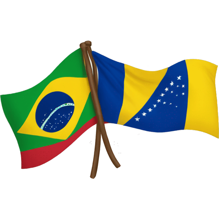 Brazil national flag + Ecuador national flag  emoji