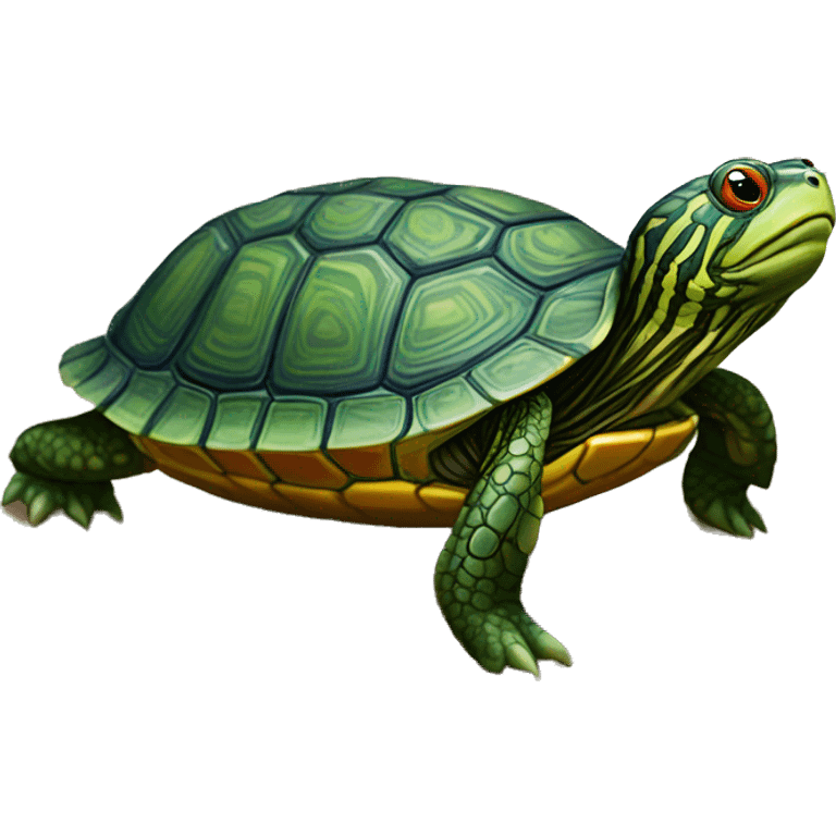 Red-Eared Slider turtle terrapin emoji