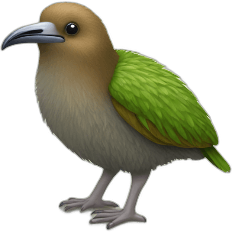 kiwi bird species emoji