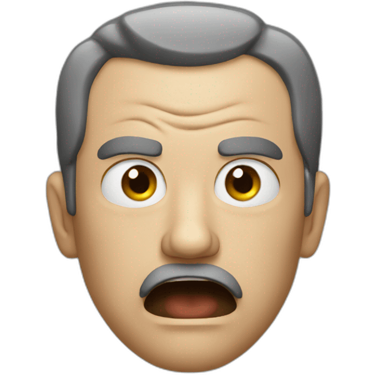 an angry man emoji