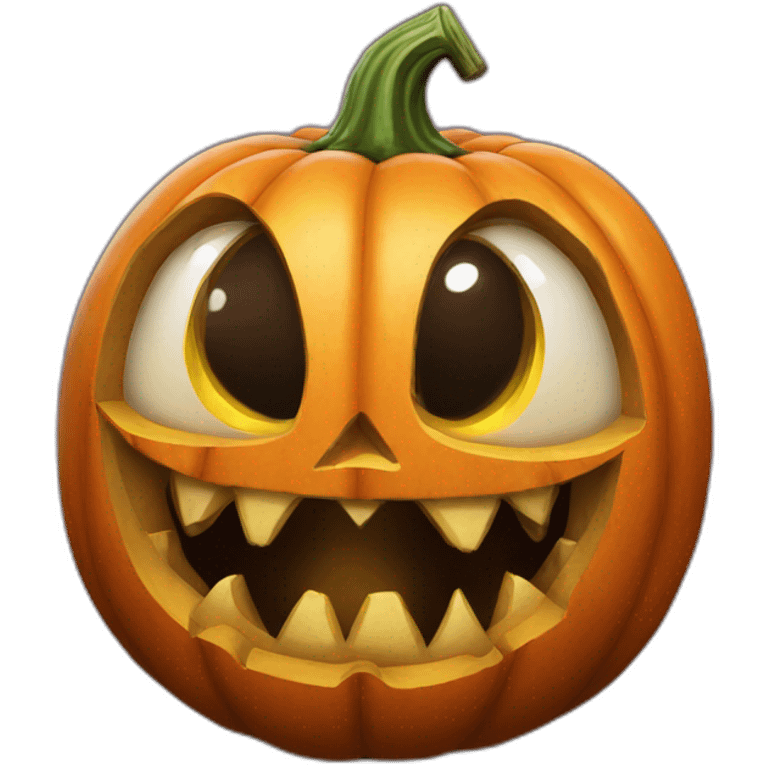 scary halloween pumpkin emoji