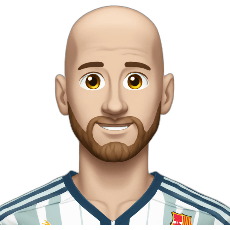 leo messi bald emoji