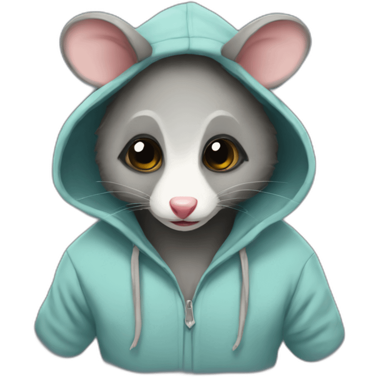 possum in hoodie emoji