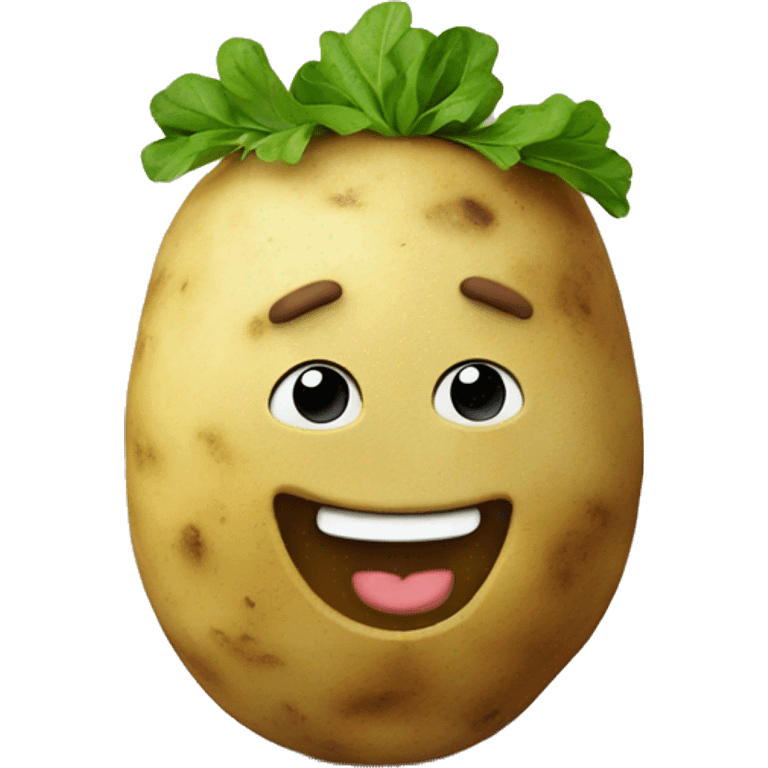 Potatoes are smiling emoji