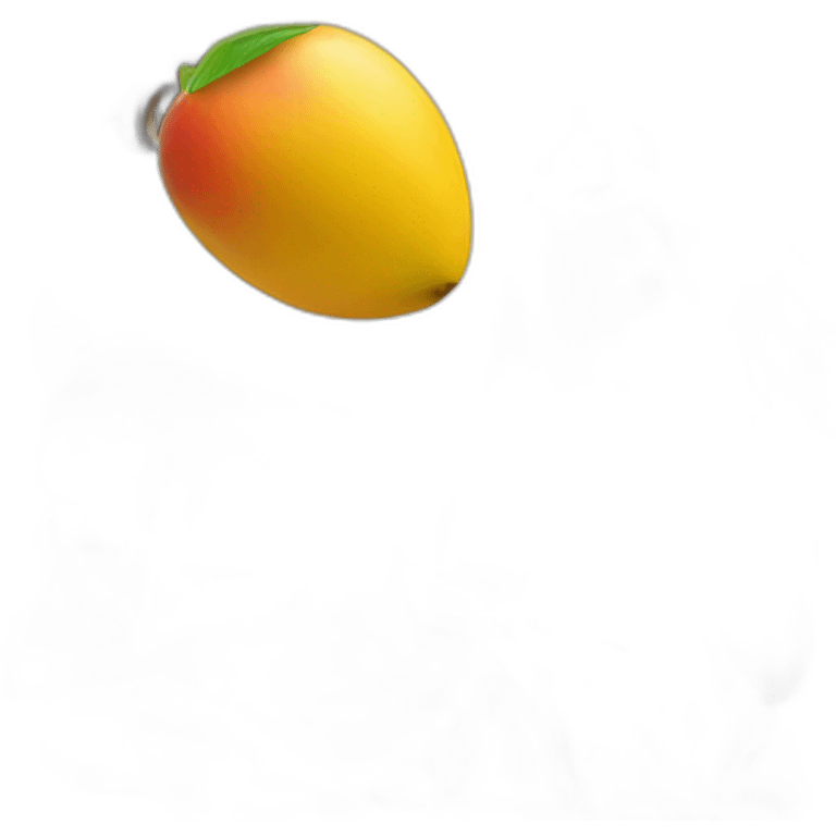 golden retriever and mango emoji