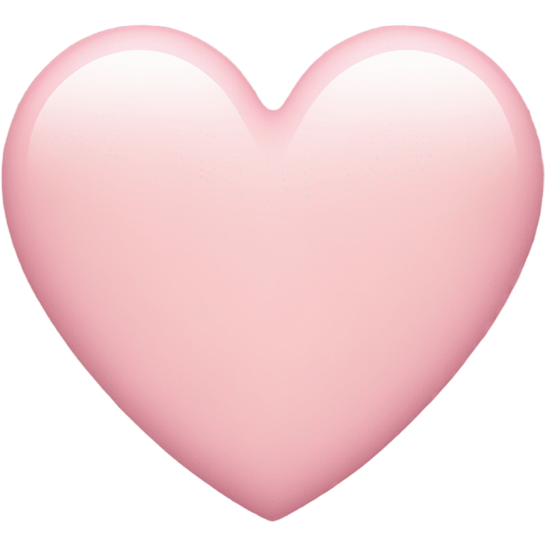 light pink heart emoji