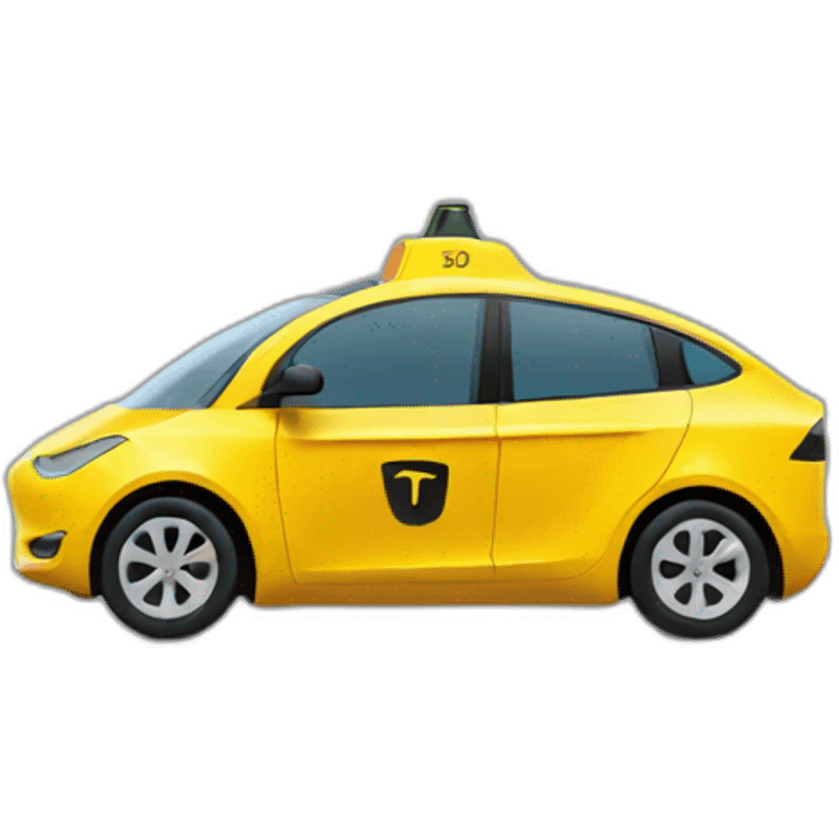 tesla taxi emoji