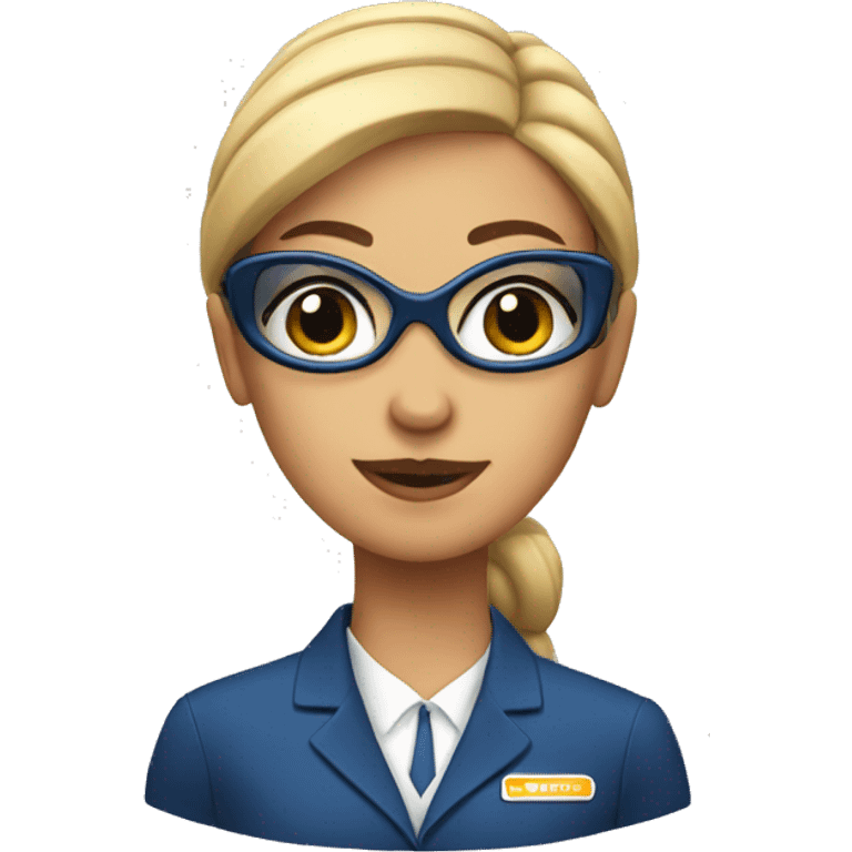 flight attendant  emoji