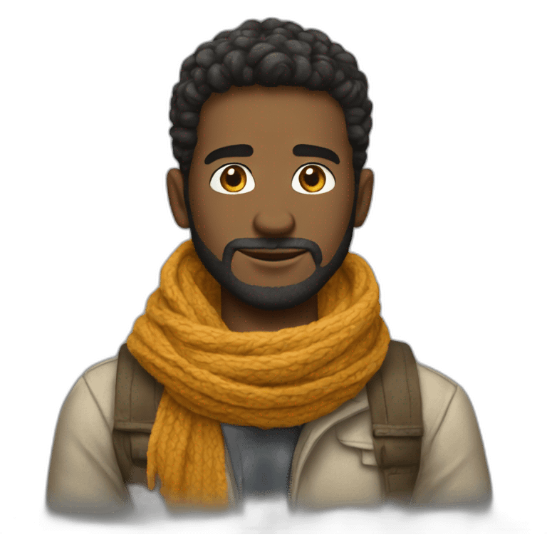 "cool scarf guy meme" emoji