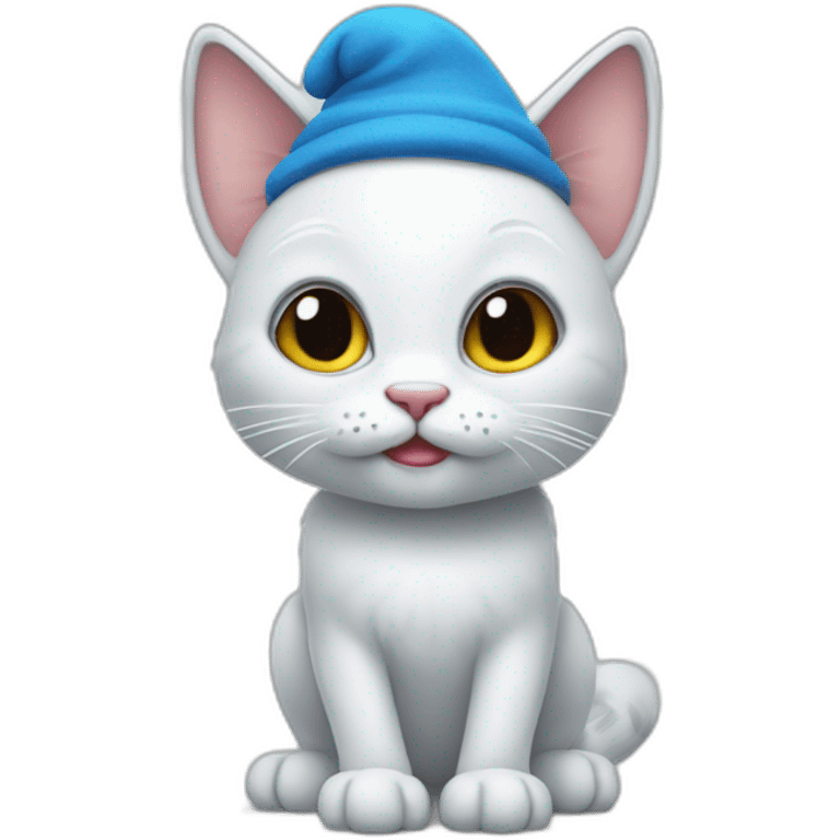 Smurf cat emoji