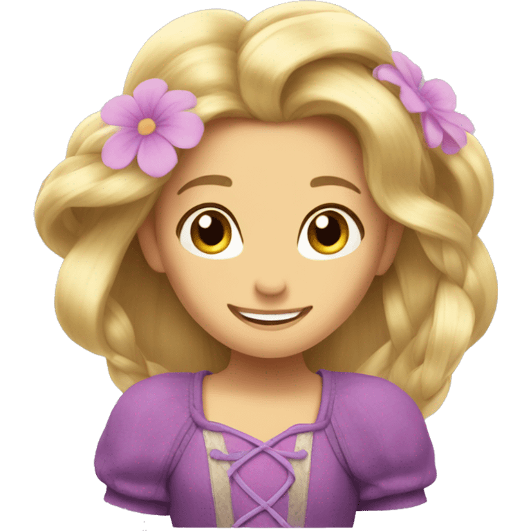 Rapunzel flower  emoji