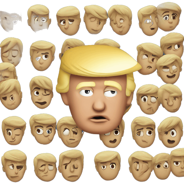 donald trump kissy face emoji