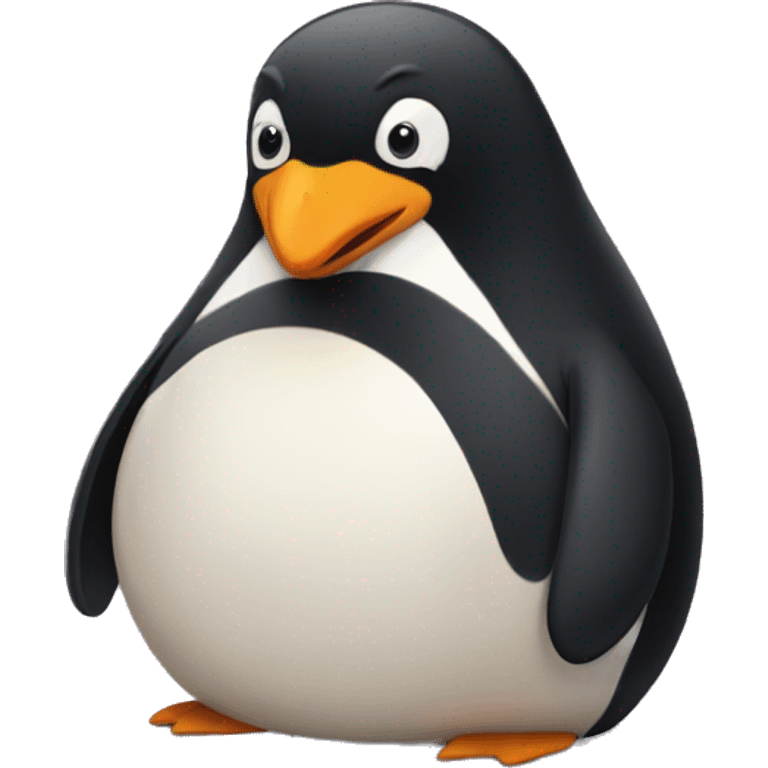 penguin big belly emoji