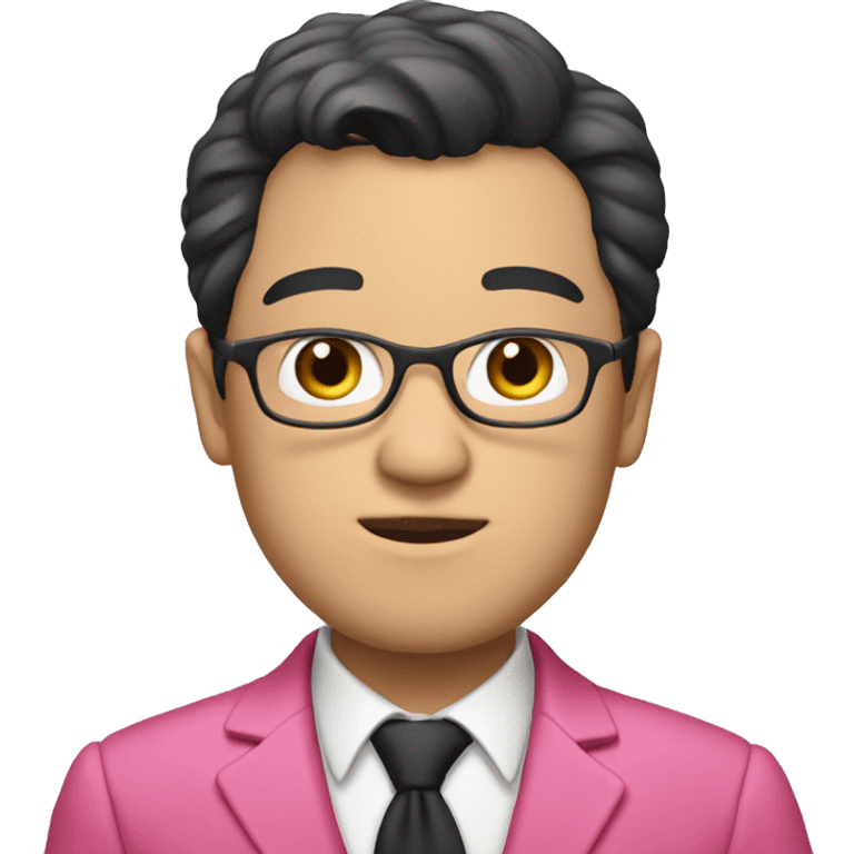 Historian with pink blazer and short black hair emoji