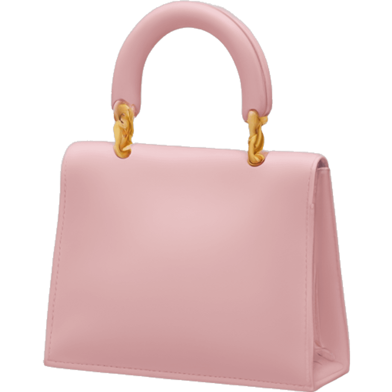 Pastel pink Jacquemus bag emoji