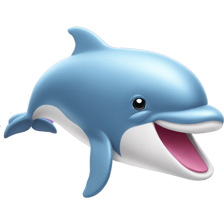 Pink dolphin  emoji