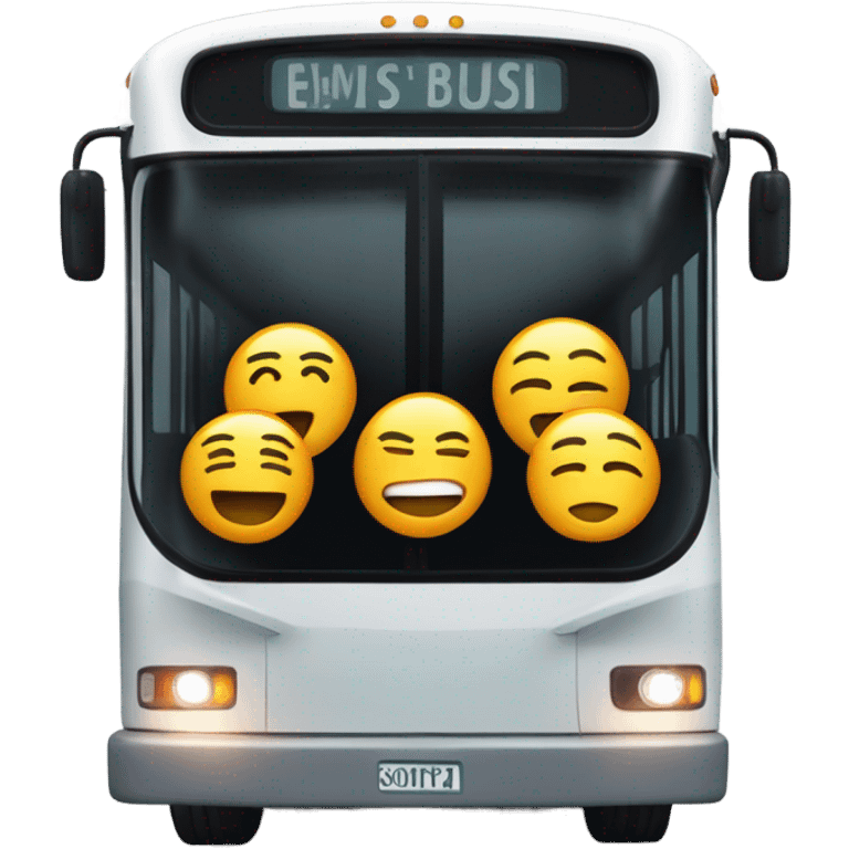 Late bus emoji