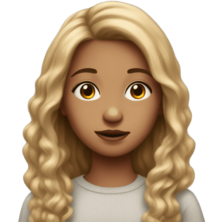 realistic portrait of a girl emoji