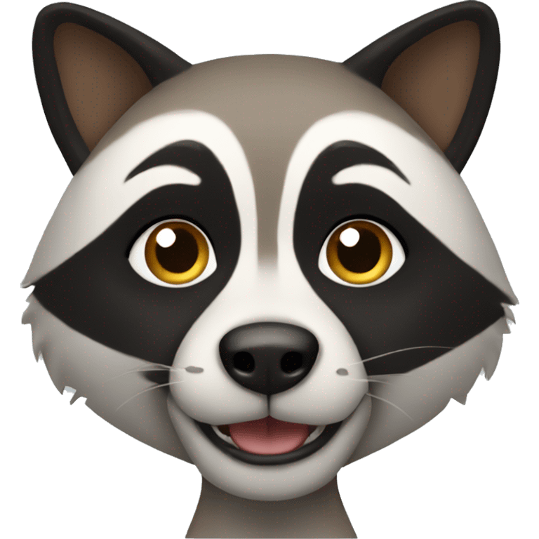 dog Raccoon emoji