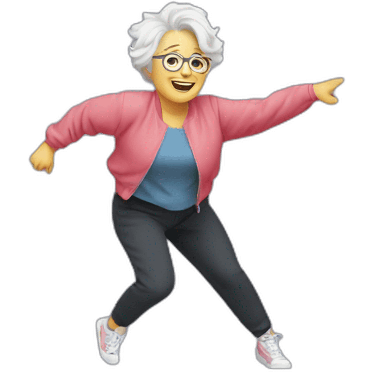 Mimie mathy qui danse emoji